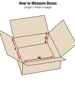 Partners Brand Corrugated Boxes, Flat, 2"H x 13"W x 13"D, Kraft, Pack Of 25