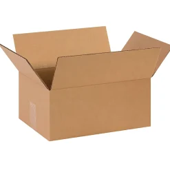 Partners Brand Corrugated Boxes, 14" x 10" x 6", Kraft, Pack Of 25