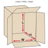Partners Brand Corrugated Boxes, 6" x 4" x 4", Kraft, Pack Of 25