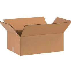 Partners Brand Corrugated Boxes, 16" x 10" x 6", Kraft, Pack Of 25