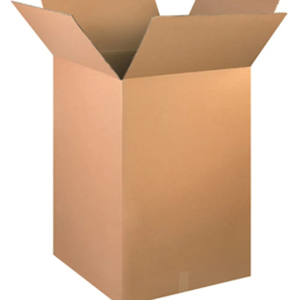 Partners Brand Corrugated Boxes, 24" x 24" x 36", Kraft, Pack Of 5