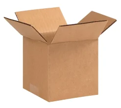 Partners Brand Corrugated Cube Boxes, 5" x 5" x 5", Kraft, Pack Of 25