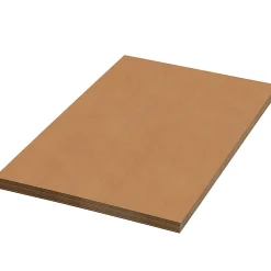 Partners Brand Corrugated Sheets, 36" x 96", Kraft, Pack Of 5