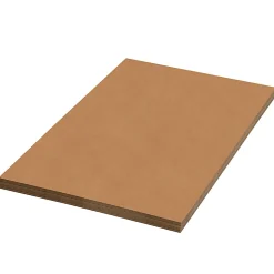 Partners Brand Corrugated Sheets, 24" x 18", Kraft, Pack Of 50