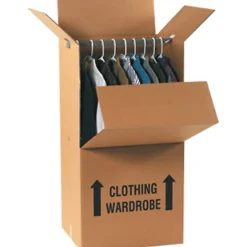 Partners Brand Corrugated Wardrobe Moving Boxes, 24