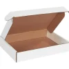 Partners Brand Deluxe Literature Mailers, 12 1/8" x 9 1/4" x 2", White, Pack Of 50