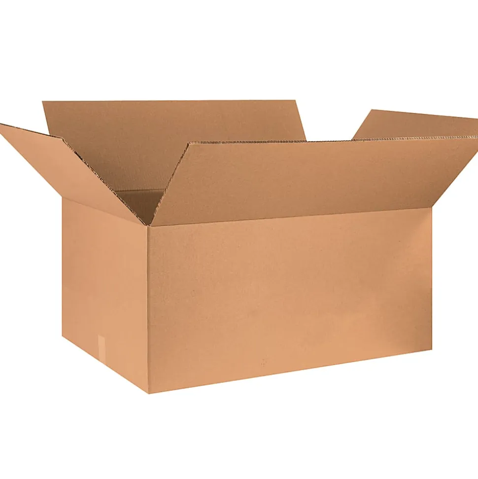 Partners Brand Double-Wall Heavy-Duty Corrugated Cartons, 36" x 18" x 18", Kraft, Box Of 10