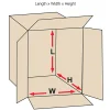 Partners Brand Double-Wall Heavy-Duty Corrugated Cartons, 24" x 16" x 12", Kraft, Box Of 10