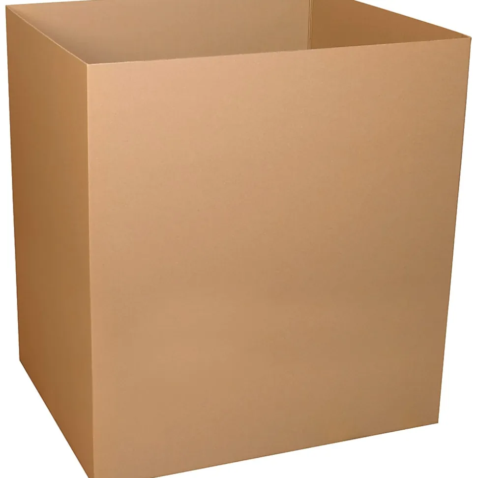 Partners Brand Gaylord Bottom Boxes, 48"H x 40"W x 48"D, Kraft, Pack Of 5