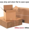 Partners Brand Heavy-Duty Single Wall Boxes, 18" x 18" x 18", Kraft, Pack Of 20