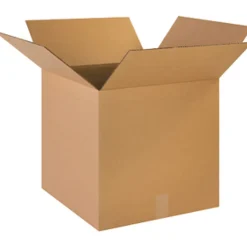 Partners Brand Heavy-Duty Single Wall Boxes, 18" x 18" x 18", Kraft, Pack Of 20
