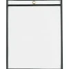 Partners Brand Job Ticket Holders, 8 1/2" x 11", Black, Pack Of 25