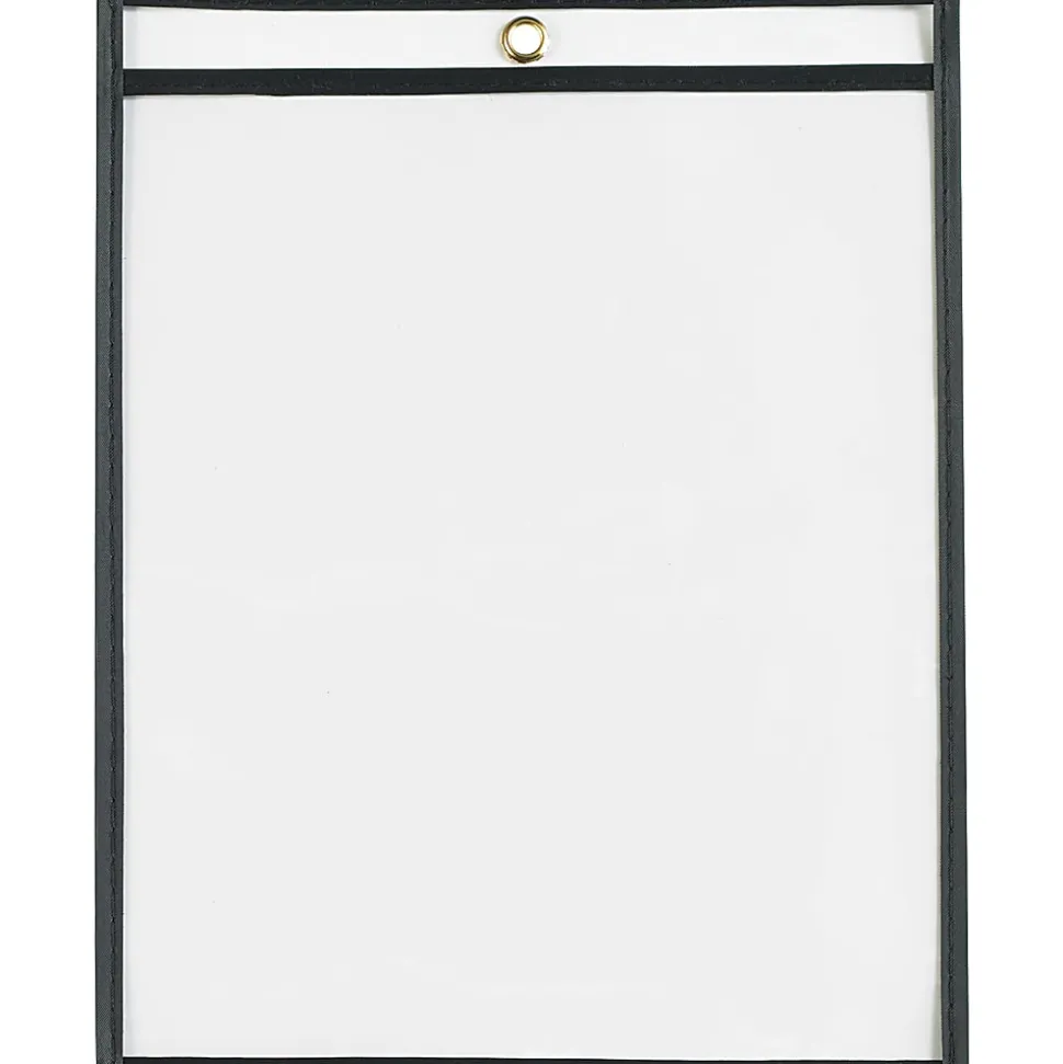 Partners Brand Job Ticket Holders, 8 1/2" x 11", Black, Pack Of 25