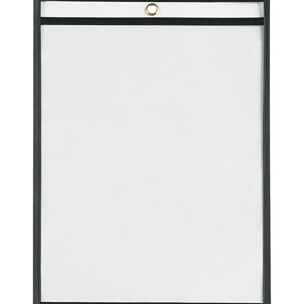 Partners Brand Job Ticket Holders, 9" x 12", Black, Pack Of 25, FSC12122ASON