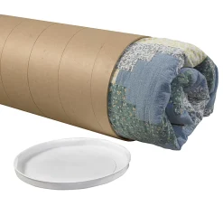 Partners Brand Jumbo Mailing Tubes, 10" x 36", 80% Recycled, Kraft, Case Of 8