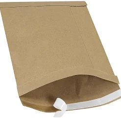 Partners Brand Kraft Self-Seal Padded Mailers, #4, 9 1/2" x 14 1/2", Pack Of 100