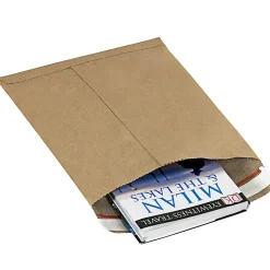 Partners Brand Kraft Self-Seal Padded Mailers, #2, 8 1/2" x 12", Pack Of 100
