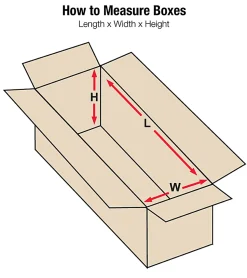 Partners Brand Long Corrugated Boxes 26" x 8" x 8", Bundle of 25