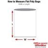 Partners Brand 2 Mil Flat Poly Bags, 9" x 12", Clear, Case Of 1000