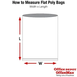 Partners Brand 2 Mil Flat Poly Bags, 9" x 12", Clear, Case Of 1000