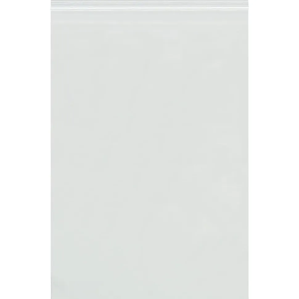 Partners Brand 4 Mil Reclosable Poly Bags, 12" x 15", Clear, Case Of 500