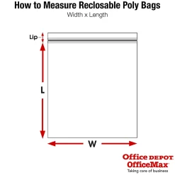 Partners Brand 2 Mil White Block Reclosable Poly Bags, 3" x 5", Clear, Case Of 1000