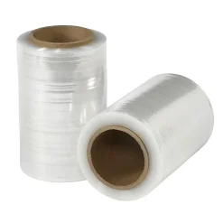Partners Brand Narrow-Width Bundling Stretch Film With One Handle, 80 Gauge, 5" x 1000', Pack Of 4