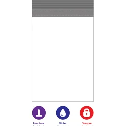 Partners Brand Poly Mailers, 14" x 17", White, Case Of 500