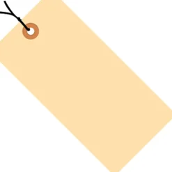 Partners Brand Prestrung Manila Shipping Tags, 13 Point, #7, 5 3/4" x 2 7/8", Box Of 1,000