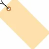 Partners Brand Prewired Manila Shipping Tags, 10 Point, #2, 3 1/4 x 1 5/8", Pack Of 1,000