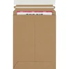 Partners Brand Self-Seal Stayflats® Plus Flat Mailers, 6" x 8", Kraft Brown, Pack of 100