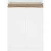 Partners Brand Self-Seal Stayflats® Plus Express Pouch Mailers, 9 3/4" x 12 1/4", White, Pack of 100
