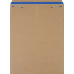 Partners Brand Stayflats® Flat Mailers, 20" x 27", Kraft Brown, Pack of 50