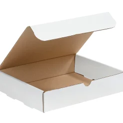 Partners Brand White Literature Mailers, 11 1/8" x 8 3/4" x 2", Pack Of 50