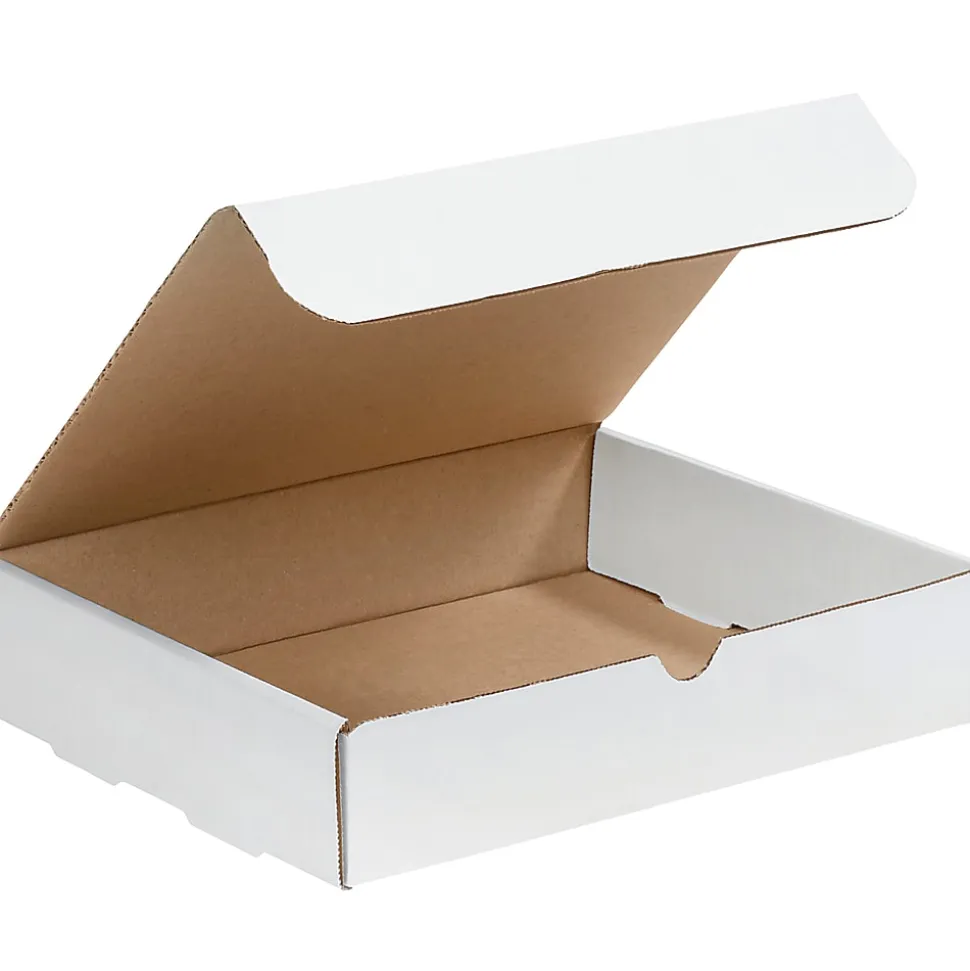 Partners Brand White Literature Mailers, 11 1/8" x 8 3/4" x 2", Pack Of 50