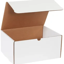 Partners Brand White Literature Mailers, 12 1/8" x 9 1/4" x 6", Pack Of 50