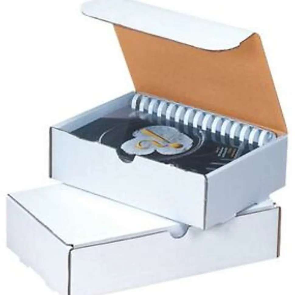 Partners Brand White Literature Mailers, 12 1/8" x 9 1/4" x 6", Pack Of 50