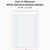Partners Brand White Self-Seal Bubble Mailers, #4, 9 1/2" x 14 1/2", Pack Of 100
