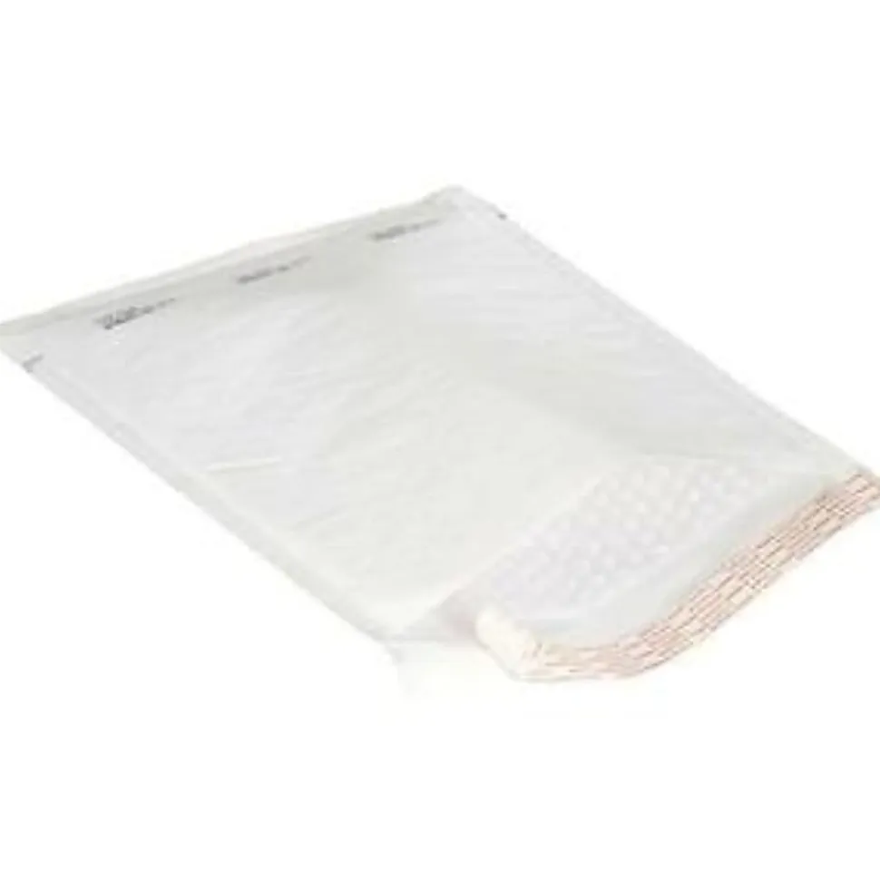 Partners Brand White Self-Seal Bubble Mailers, #2, 8 1/2" x 12", Pack Of 100