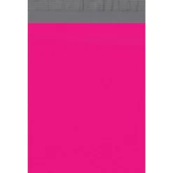 Partners Brand 10" x 13" Poly Mailers, Pink, Case Of 100 Mailers