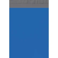 Partners Brand 10" x 13" Poly Mailers, Blue, Case Of 100 Mailers