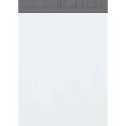 Partners Brand 10" x 13" Poly Mailers, White, Case Of 1,000 Mailers