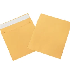 Partners Brand 13" x 10" x 2" Expandable Manila Envelopes, Self Seal, Brown Kraft, Box Of 100