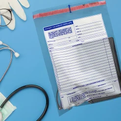 Patient Valuables Form And Plastic Bag, Tamper Evident, Sequentially Numbered, 10