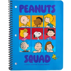 Peanuts Licensed Single Subject Wide Ruled Notebook, 8.5