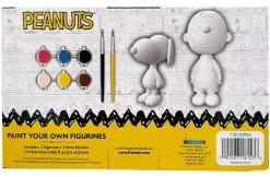 Peanuts 2 Pack Paint Your Own Figurines, 5.5" x 9" x 3"