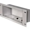 Peerless-AV In-Wall Rectangular Recessed Cable Management & Power Storage Accessory Box, Silver, PEEIBA3W