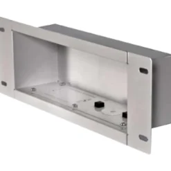 Peerless-AV In-Wall Rectangular Recessed Cable Management & Power Storage Accessory Box, Silver, PEEIBA3W