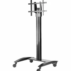 Peerless-AV® SmartMount® S560M Height-Adjustable Metal Flat-Panel Cart, 68 7/16"H x 35"W x 29"D, Black