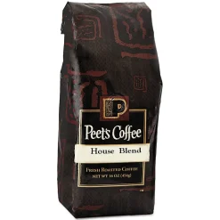 Peet's® Coffee & Tea Ground Coffee, House Blend, 1 Lb Per Bag
